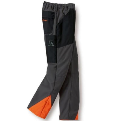 ECONOMY PLUS pantalone tamno sive/narandžaste