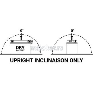 Akumulator BS 12V 16Ah sa kiselinom HBB16A-A levi plus (151x91x180) 210A