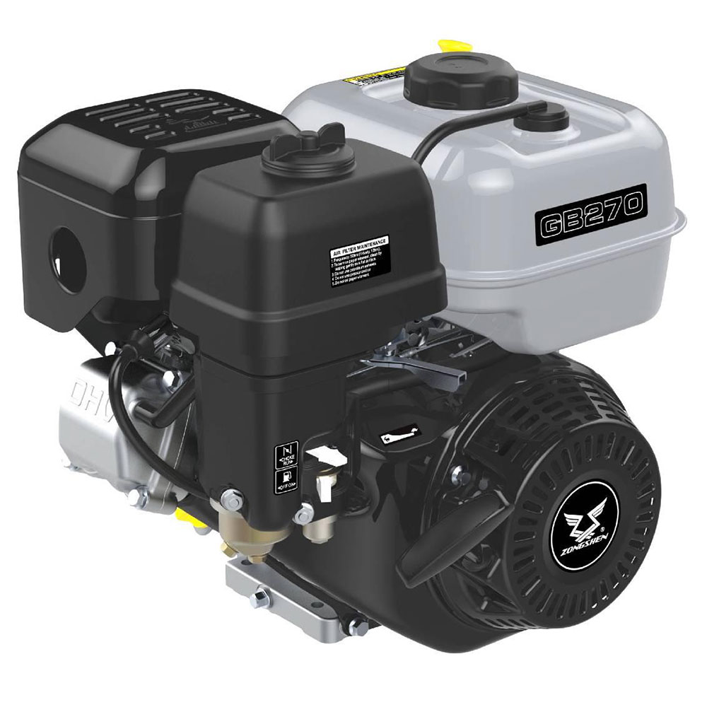 Motor Zongshen GB270 272cc ( 5,8 kW / 8,0 KS ) horizontalna radilica 25mm / 62mm - Slika 2