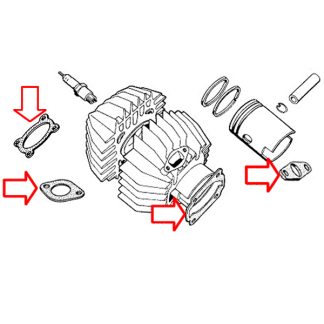 Dihtunzi cilindra Tomos A3 or