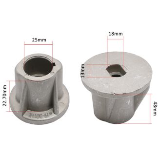 Nosač noža Castelgarden a: 25 b: 51 c: 27 d: 18 mm