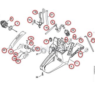 Rezervoar MS 381 STIHL
