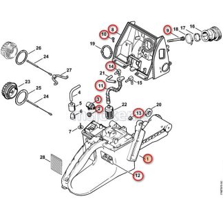 Rezervoar MS 650 660 STIHL