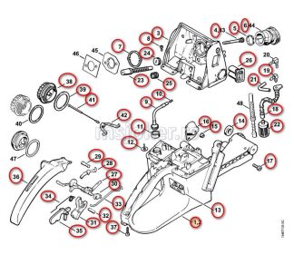 Rezervoar MS 640 STIHL