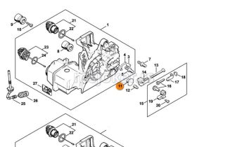 Čep amortizera 017 018 021 023 025 029 039 MS 170 180 210 230 250 290 310 390 STIHL