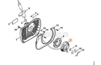 Kotur kanapa 084 088 MS 780 880 STIHL