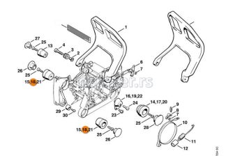 Amortizer 034 036 044 046 064 066 MS 360 440 460 461 640 650 660 STIHL