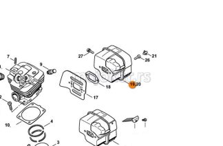 Auspuh MS 361 STIHL