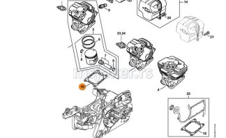 Dihtung cilindra MS 362 STIHL