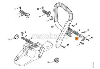 Nosač amortizera MS 311 362 391 400 STIHL