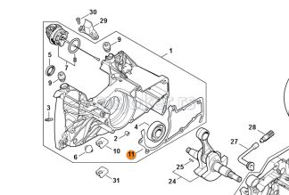 Dihtung bloka MS 651 STIHL
