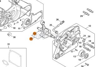 Radilica MS 651 661 STIHL