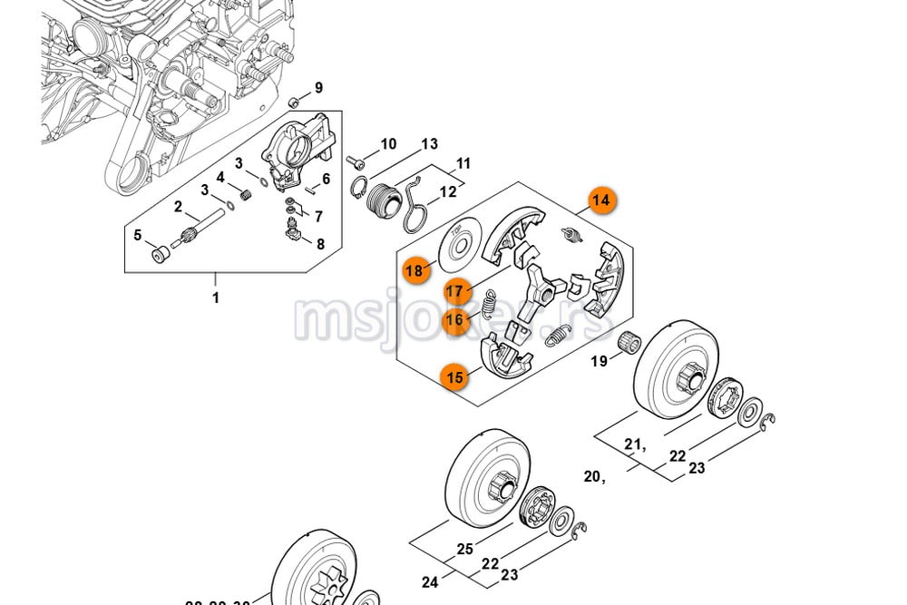 Kvačilo MS 651 661 STIHL