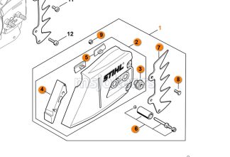 Dekla mača MS 651 661 STIHL