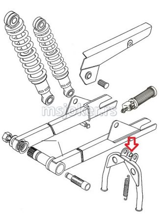 Čaura nogara Tomos APN fi 8x15x4 mm