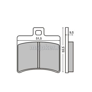 Disk pločice RMS Aprilia Scarabeo 125