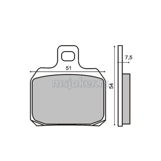 Disk pločice RMS Piaggio X9 180/250/500