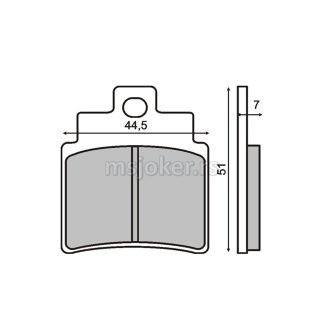 Disk pločice RMS Kymco Gran Dink 250 prednje