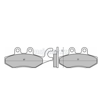 Disk pločice RMS Piaggio X9 Evolution par