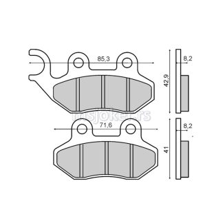 Disk pločice RMS SYM 125