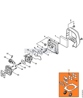 Set dihtunga FS 235 STIHL