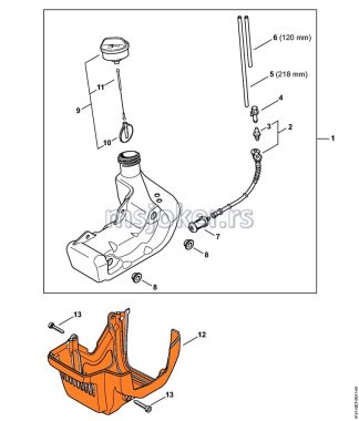 Zaštita rezervoara FS 235 STIHL