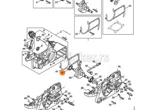 Ležaj radilice DIN625-6202 STIHL