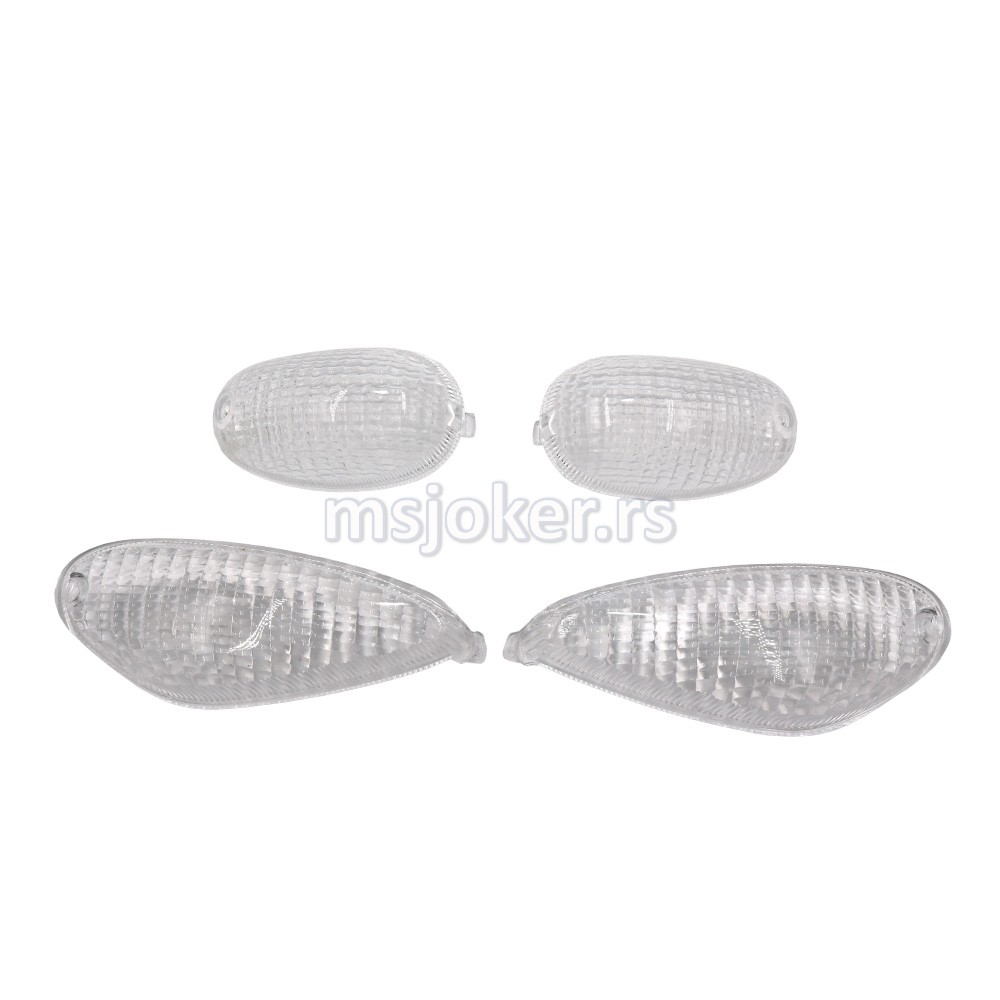 Stakla žmigavaca Piaggio NRG set TNT