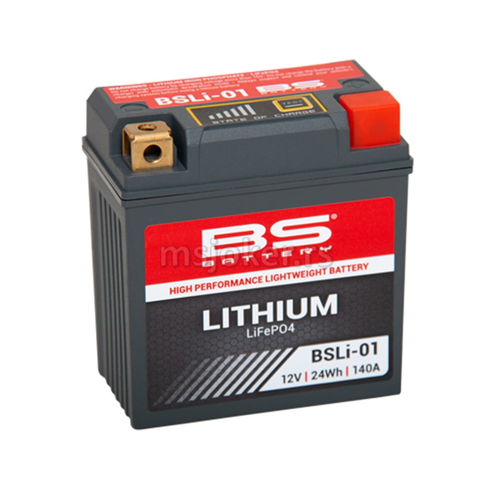 Akumulator BS 12V 24Wh LITHIUM desni plus (86x48x90) namenski za KTM