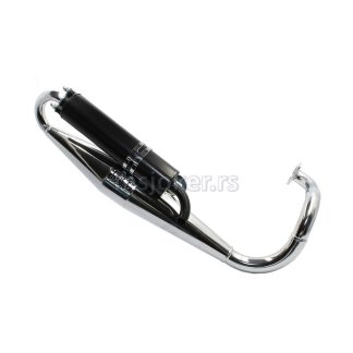 Auspuh Peugeot Speedfight 1/2. Vivacity 50/70cc hrom BULLET