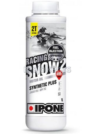 IPONE sintetičko ulje za motorne sanke sa mirisom JAGODE 2T Snow 2 racing 1L